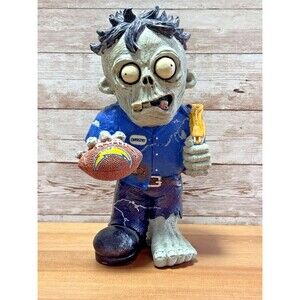 San Diego Chargers Zombie Figure with Football Statue Forever Collectibles NFL